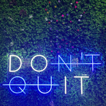 Don't Quit Neon Sign DO IT LED Neon Lights Party Decorations,Dont Quit Neon Light for Gym Room, Man Cave, Gamer Room Decor