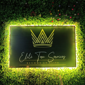 Custom Backlit Sign, Acrylic Sign, Business Back lit Decor, Storefont Decor, Beauty Salon Decor Light
