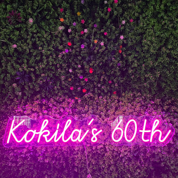 Custom Neon Sign Light, Pink Large LED Neon Sign ,Personalized Neon Sign Light For Home Decor Store and Event Space