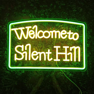Custom Neon Sign,Green and Yellow LED Neon Light,Sign neon light ,Ideal for decorating game rooms, man caves,Gifts for young man