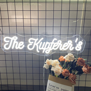 Custom Neon Led Sign, Personalised Neon Light, Room Decoration, DIY Wedding Party, Birthday, Store Business Name Design