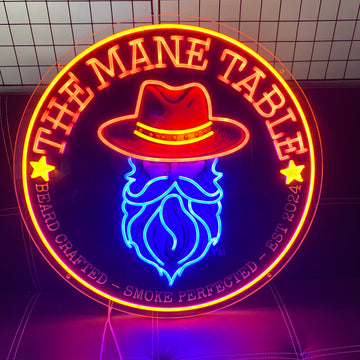 catching neon sign,Neon Light for commercial spaces, barbershops, smoking lounges, man caves,Home Wall Decorations