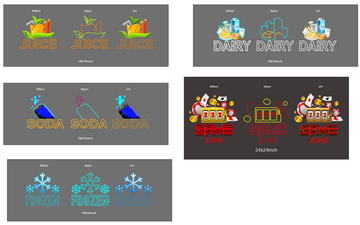 deposit of this order and future orders of neon signs