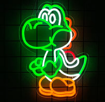 Dinosaur Led Neon Sign, Cute Cartoon Acrylic Wall decor , Used For Bedroom, Study, Bar, Game Room, Club Decor, Gifts For Friends.