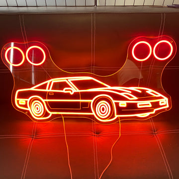 Car Neon Light Sign Custom LED Decorative Sign for Car Interior Exterior, Aesthetic Automotive Light Strip for Door Dashboard Trunk