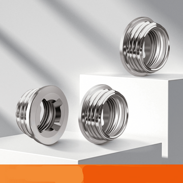 Embedded nut Double thread 3D sign Installation accessary