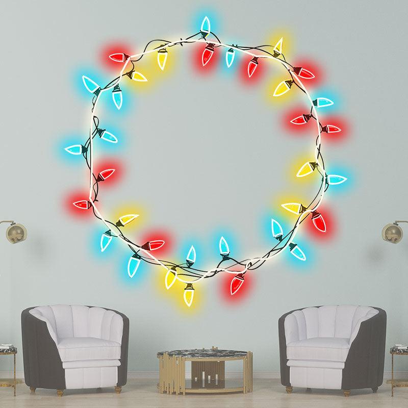 Gorgeous Colorful Round Strip  neon signs Lights - Light up your space and create a festive atmosphere!