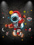 Astronaut Santa's Space Adventure: Spreading Holiday Cheer Among the Stars neon signs