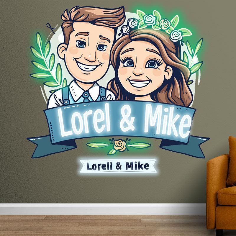 Customized Bride & Groom Name Neon signs| Wedding Exclusive Decoration | A Timeless Memento of Sweet Moments