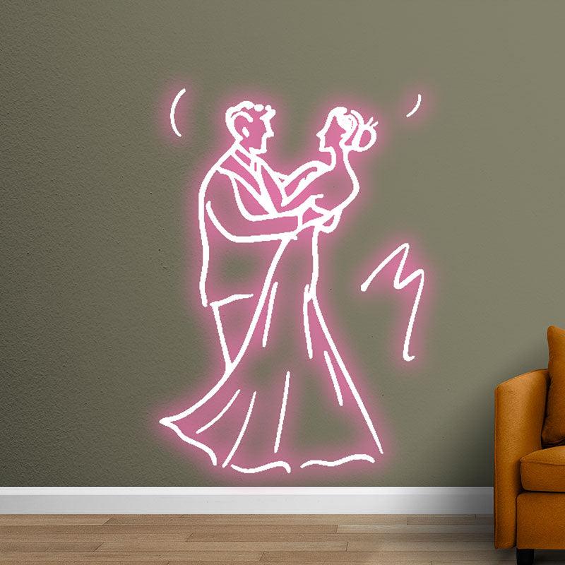 Romantic Wedding Dancing Neon signs| Bride and Groom Sweet Dancing Light Theme | Eternal Love Moments