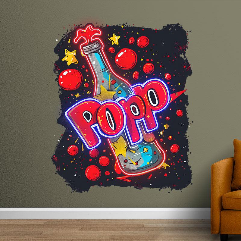 Festive atmosphere POP wine bottle LED neon neon signs  light - Red Bubble Decoration Light | Creative Home, Party, Celebration Gifts