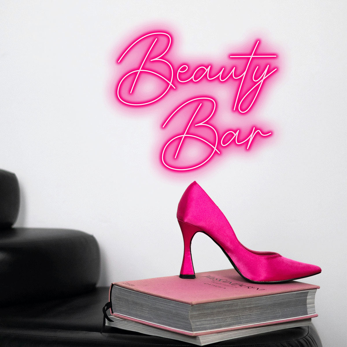 Bright Pink “Beauty Salon” Neon Sign for Beauty Business, Shop Decor, Gift