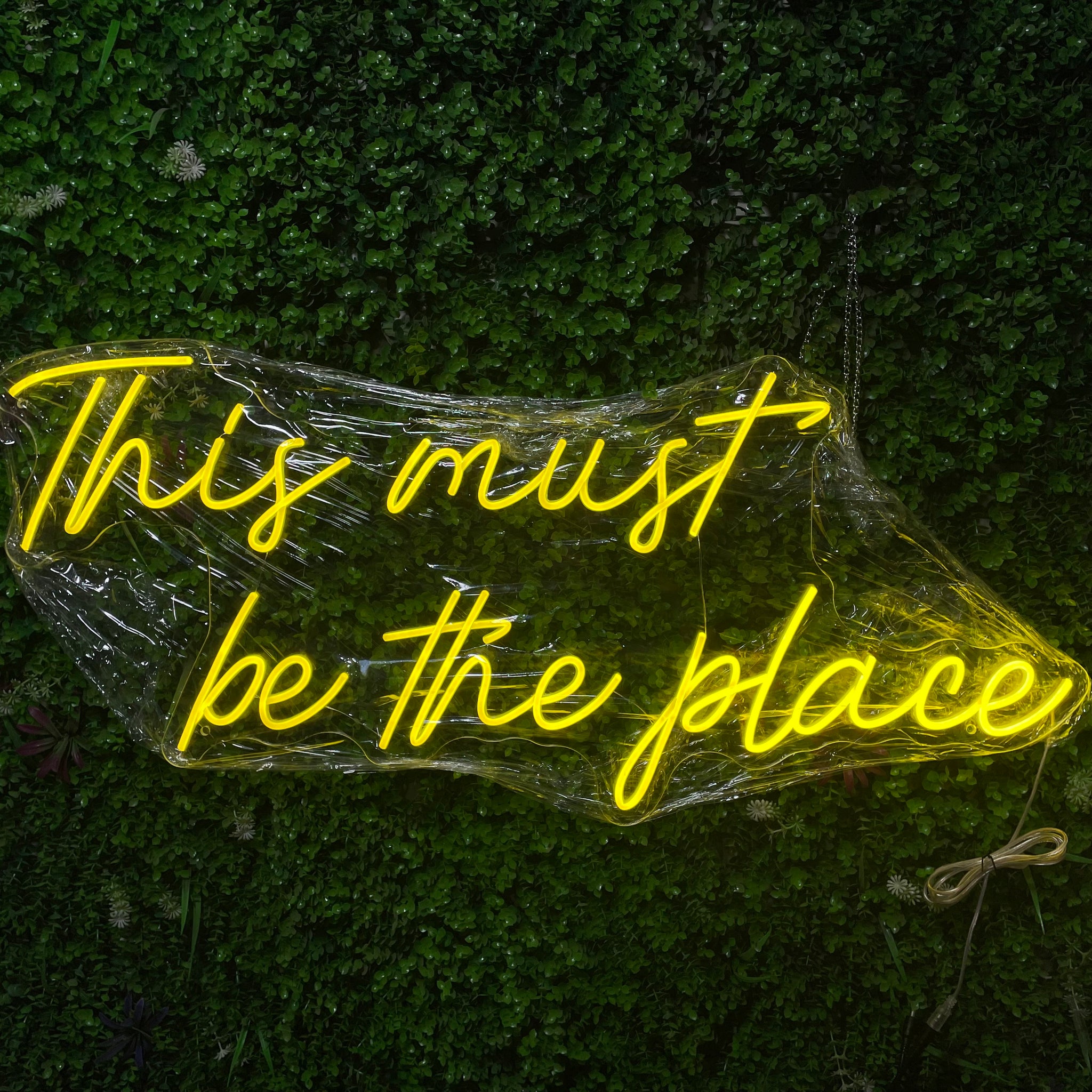 This Must Be the Place Neon Sign, Custom Wall Decor Neon Art, Home Decor Neon Light, Bedroom Night Light