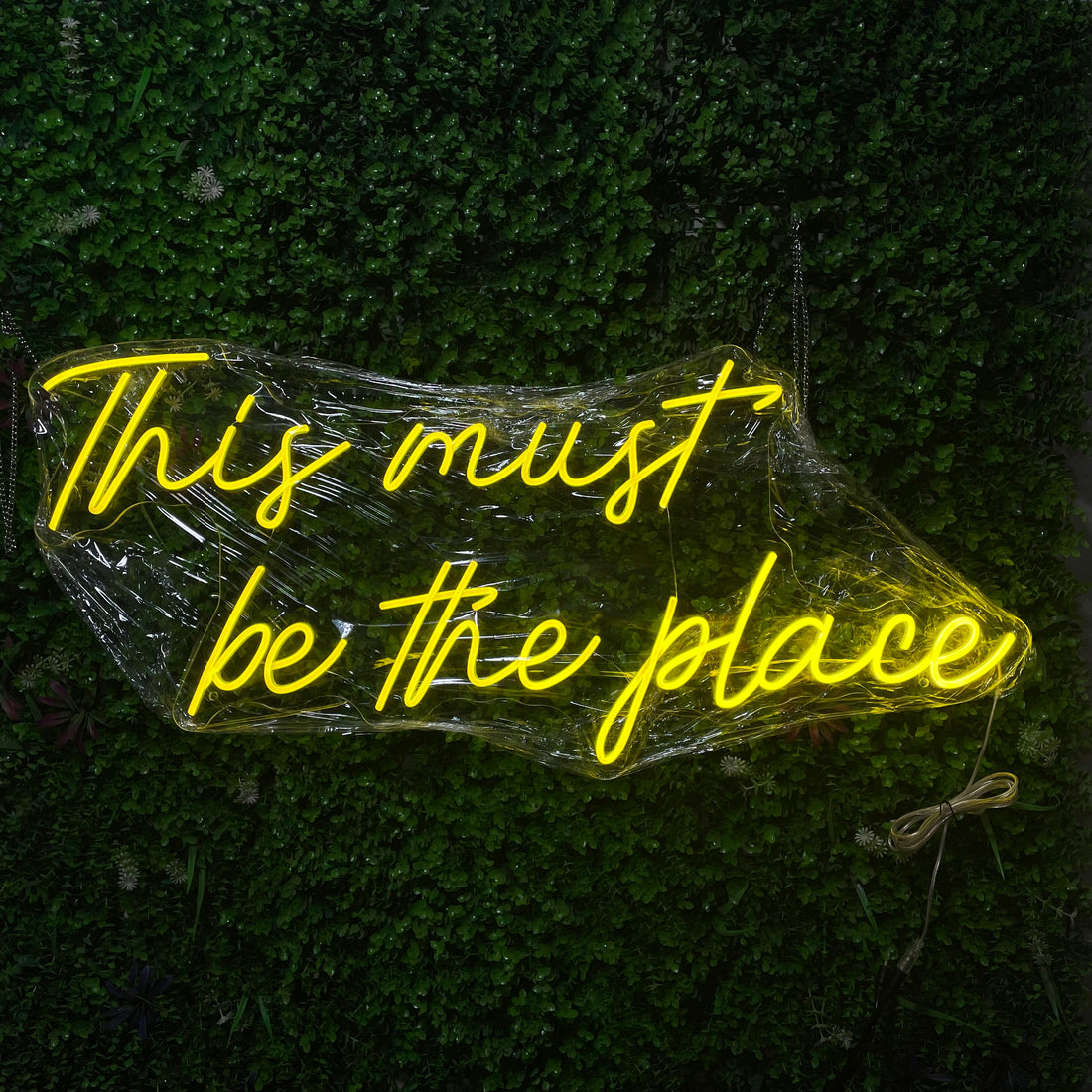 This Must Be the Place Neon Sign, Custom Wall Decor Neon Art, Home Decor Neon Light, Bedroom Night Light