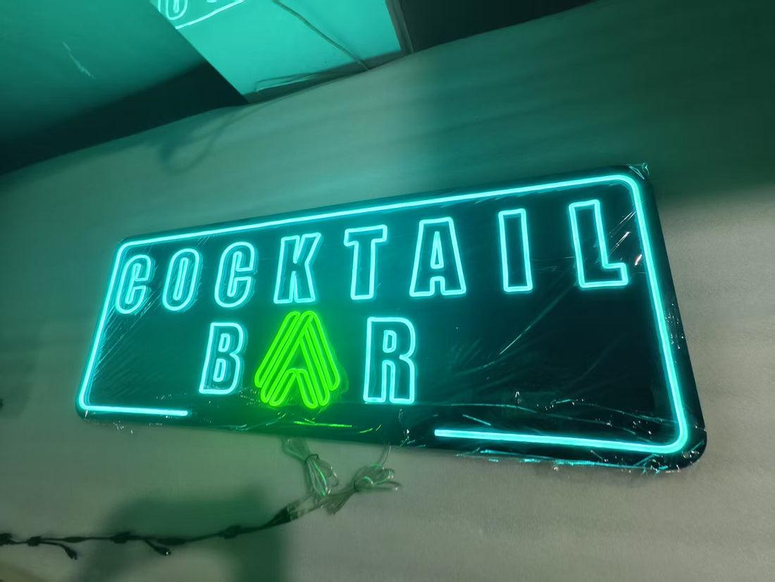 Custom Cocktail Bar Neon Sign – LED Light for Home Bar, Lounge, Party & Nightclub Decor
