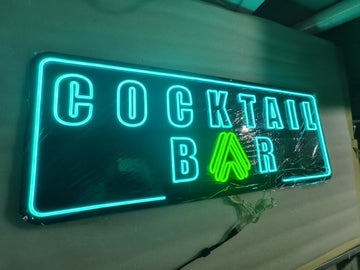 Cocktail Bar Neon Sign – Vibrant LED Wall Light for Bars, Lounges, Home Bars & Parties | Custom Neon Decor to Light Up Your Nightlife Vibe