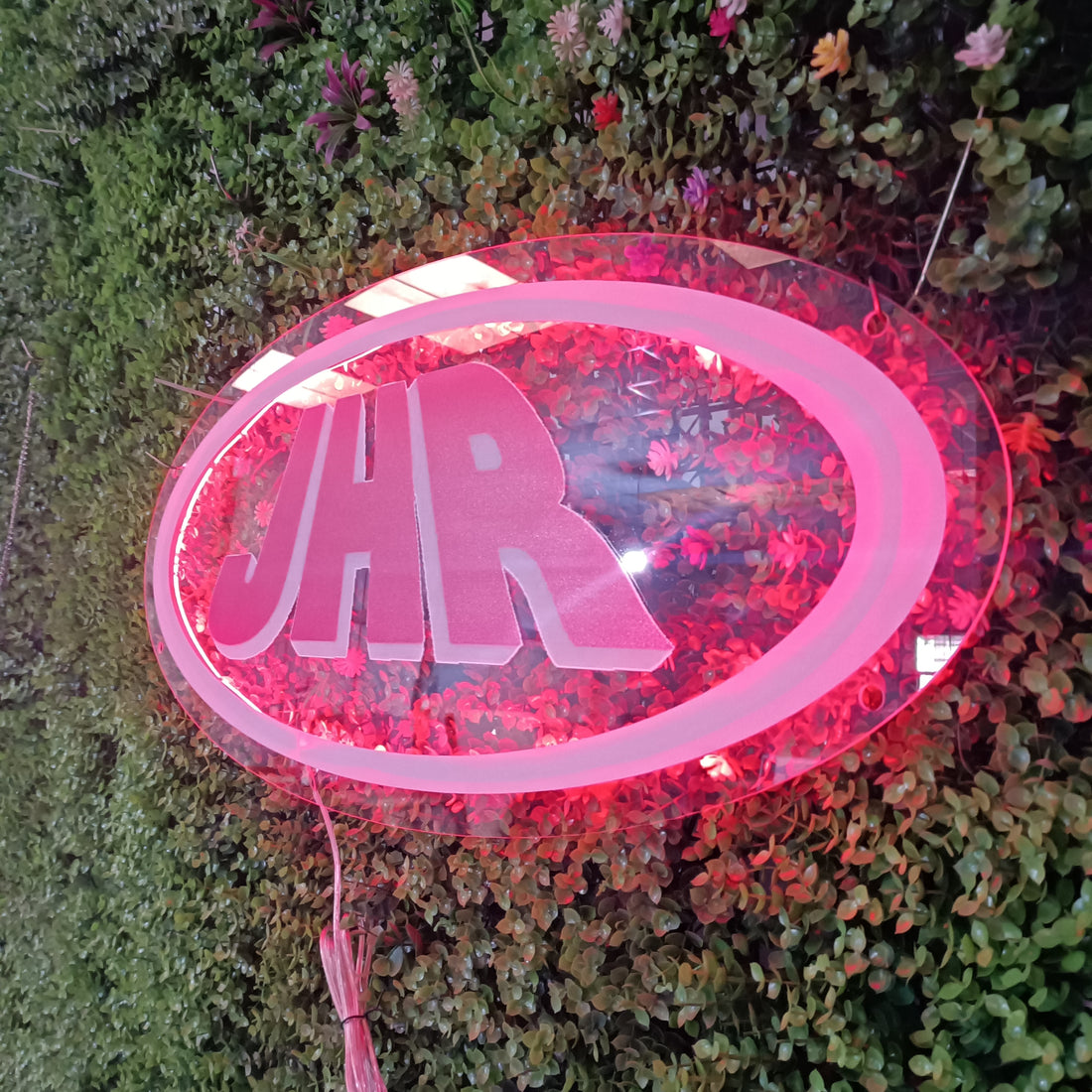LED Acrylic Sign Business Beauty Nails Hair Studio Logo 3D Backlit Company Name Plate Salon LED Neon Light Acrylic Indoor & Outdoor Sign
