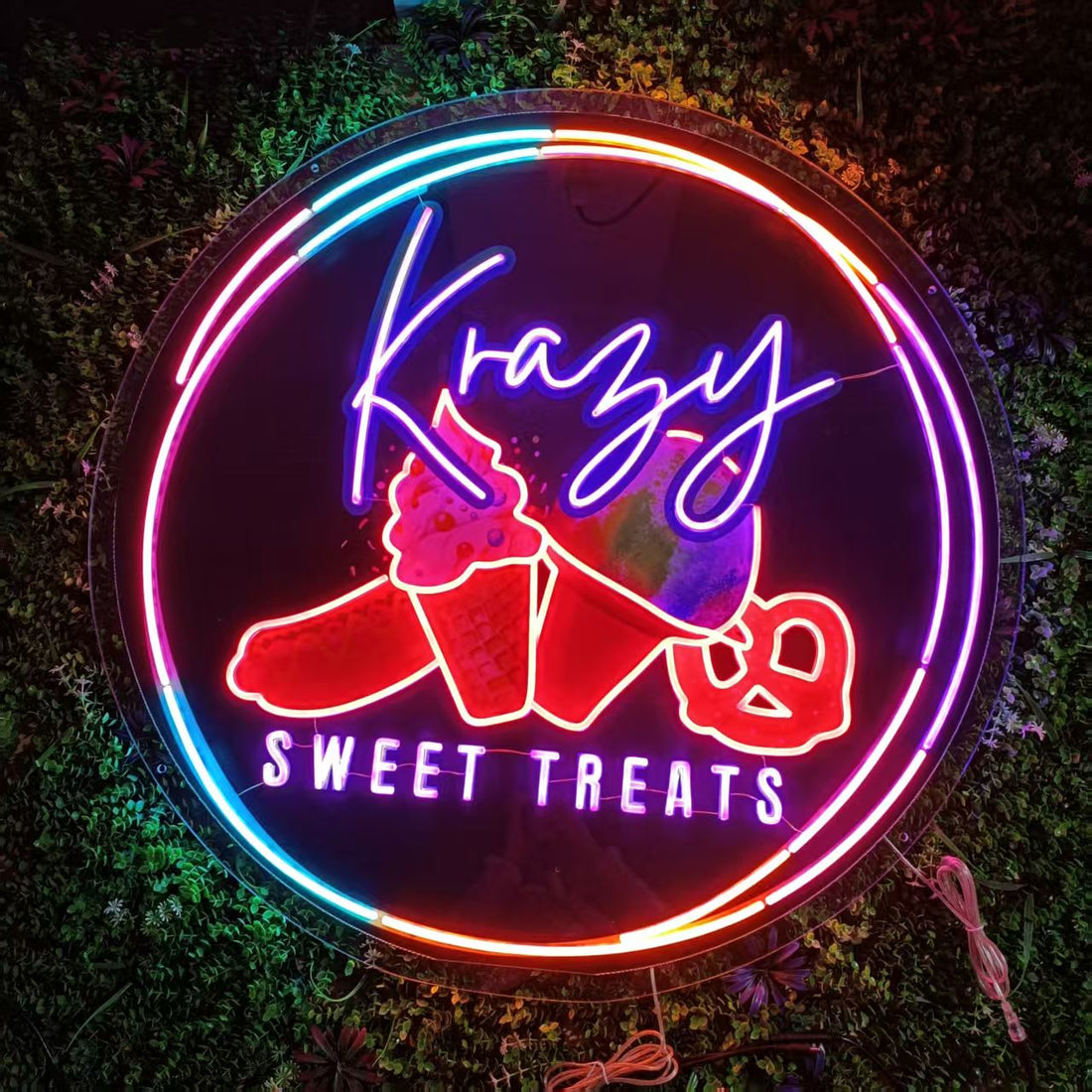 Custom RGBW Neon Sign – Color-Changing LED Business Logo Light for Shops, Bars, Salons & Events