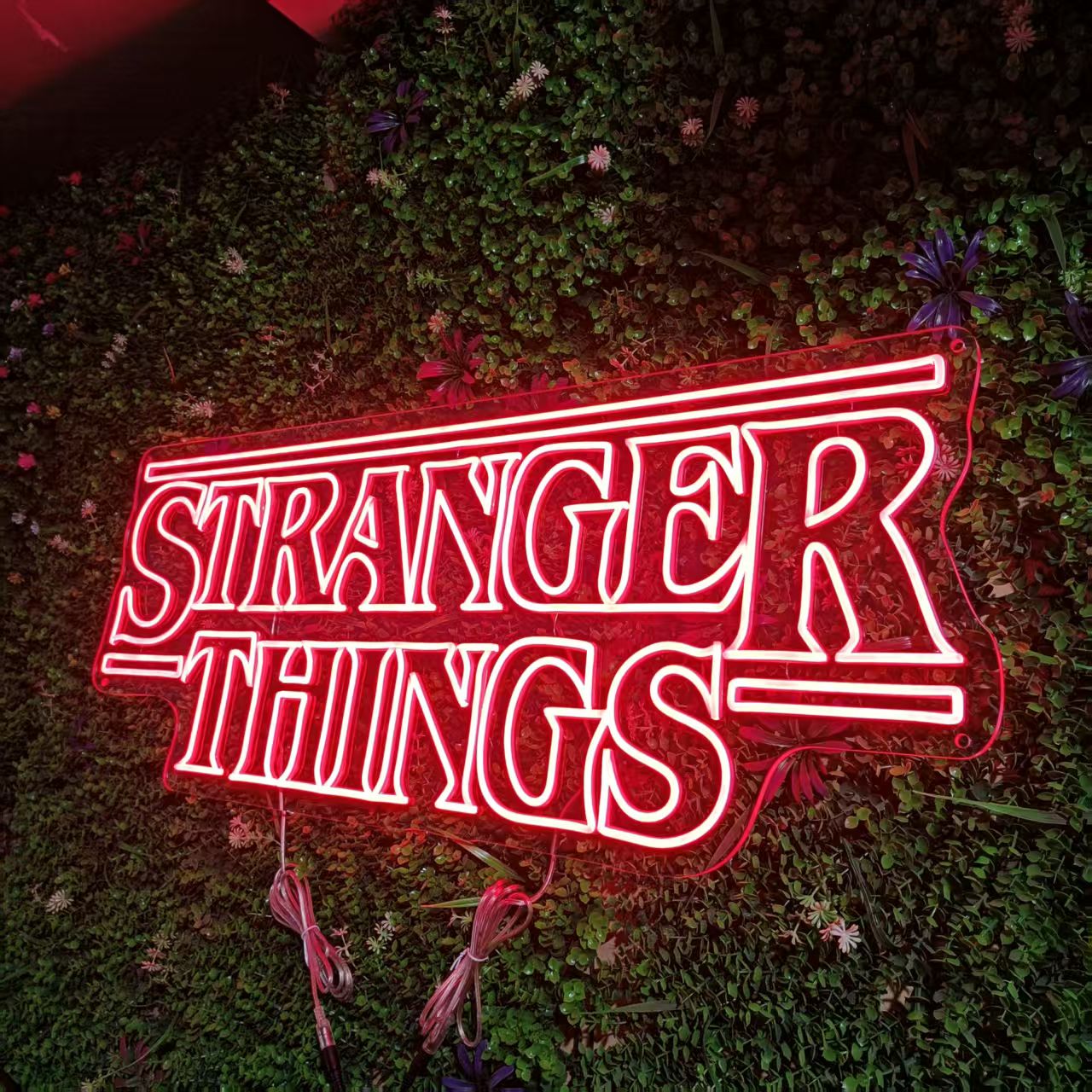 Stranger Things Neon Sign – Retro LED Light for Wall Decor, Perfect for TV Show Fans, Bedroom, Game Room, Party Decoration