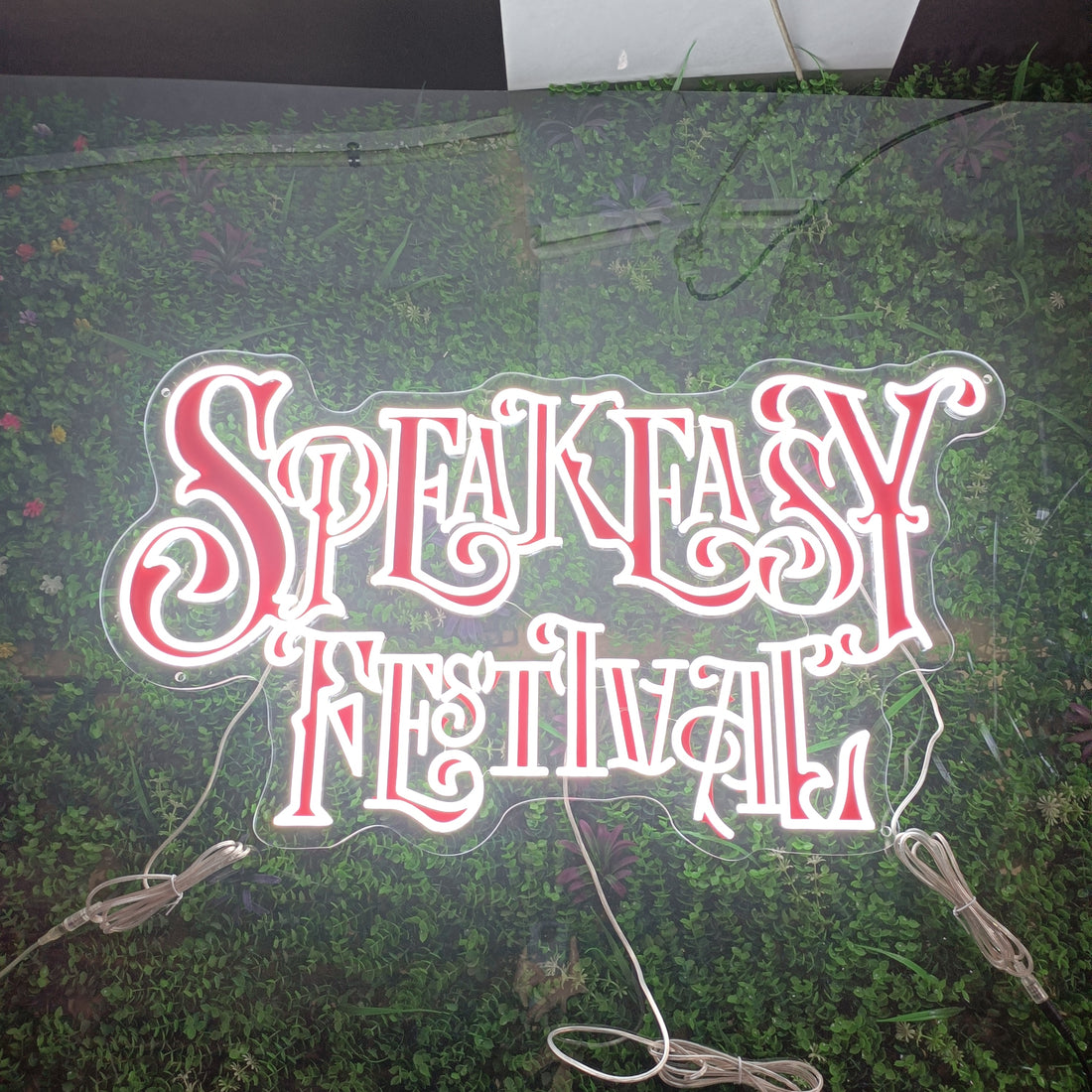 Custom Speakeasy Festival Neon Sign – Vintage-Inspired LED Light for Retro Party Vibes & Secret Bar Decor