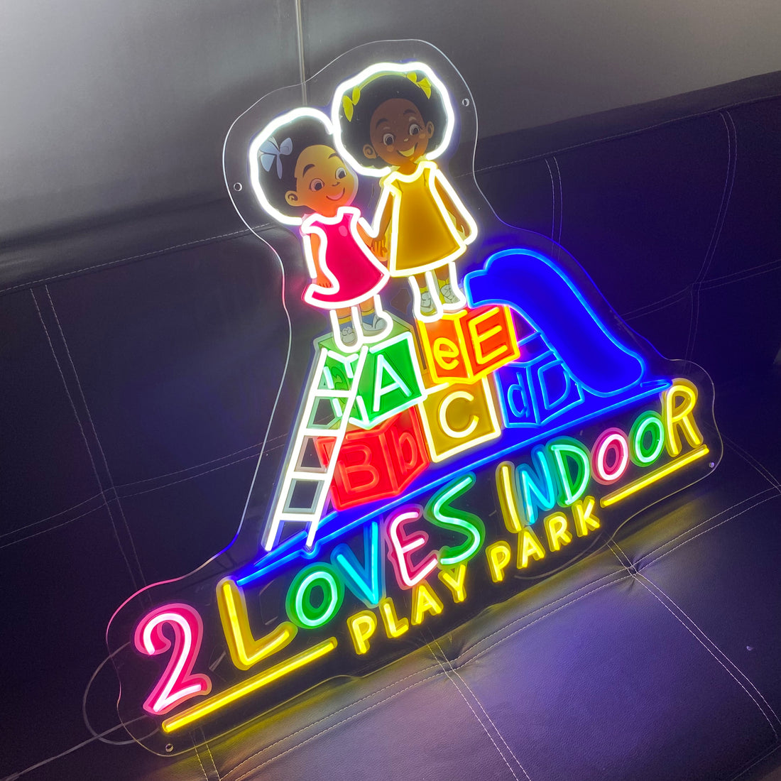 Custom Indoor Play Park neon lights,Vibrant LED neon sign,Decorations for a child's room, For Indoor Children's Playground