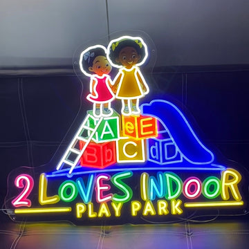 Custom Indoor Play Park neon lights,Vibrant LED neon sign,Decorations for a child's room, For Indoor Children's Playground