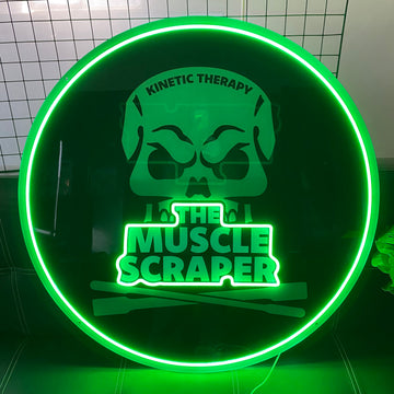 Custom Green Neon Led Sign,Storefront Walls Decoration,Neon Light for Gym Decoration and Business Branding