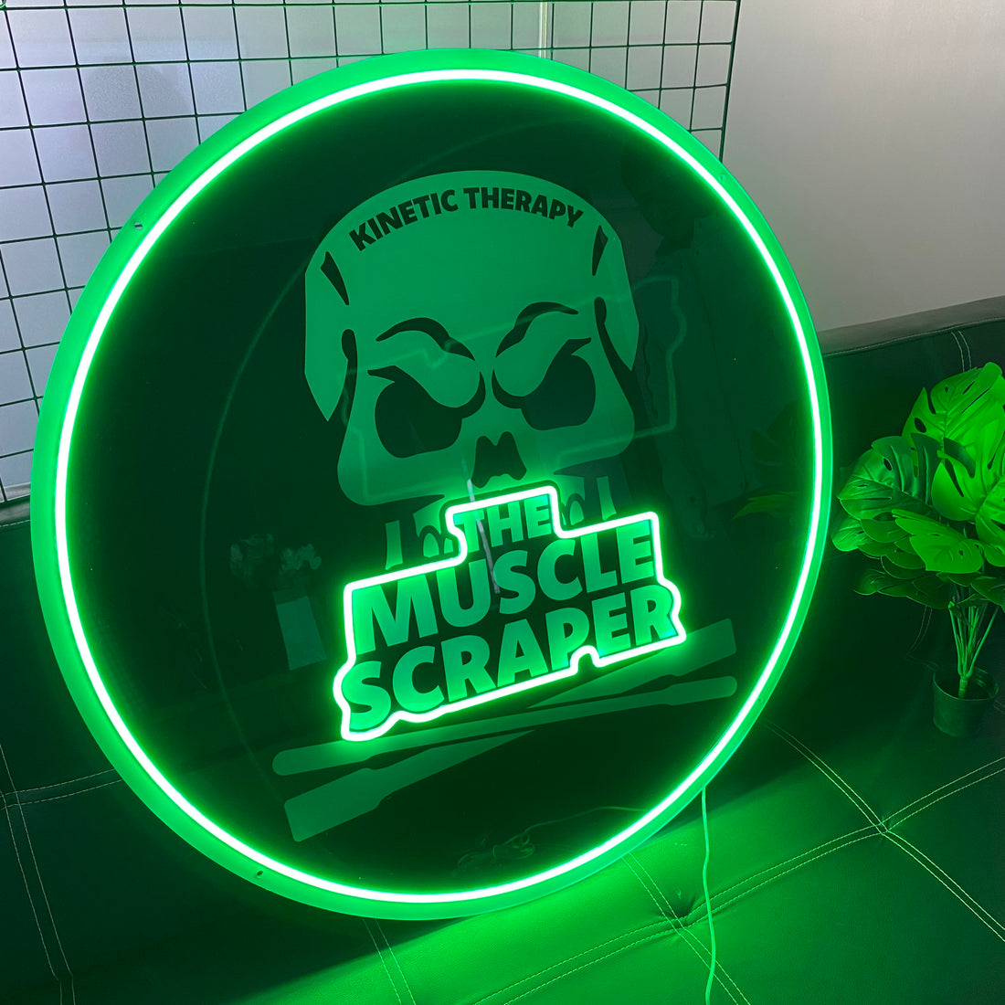 Custom Green Neon Led Sign,Storefront Walls Decoration,Neon Light for Gym Decoration and Business Branding