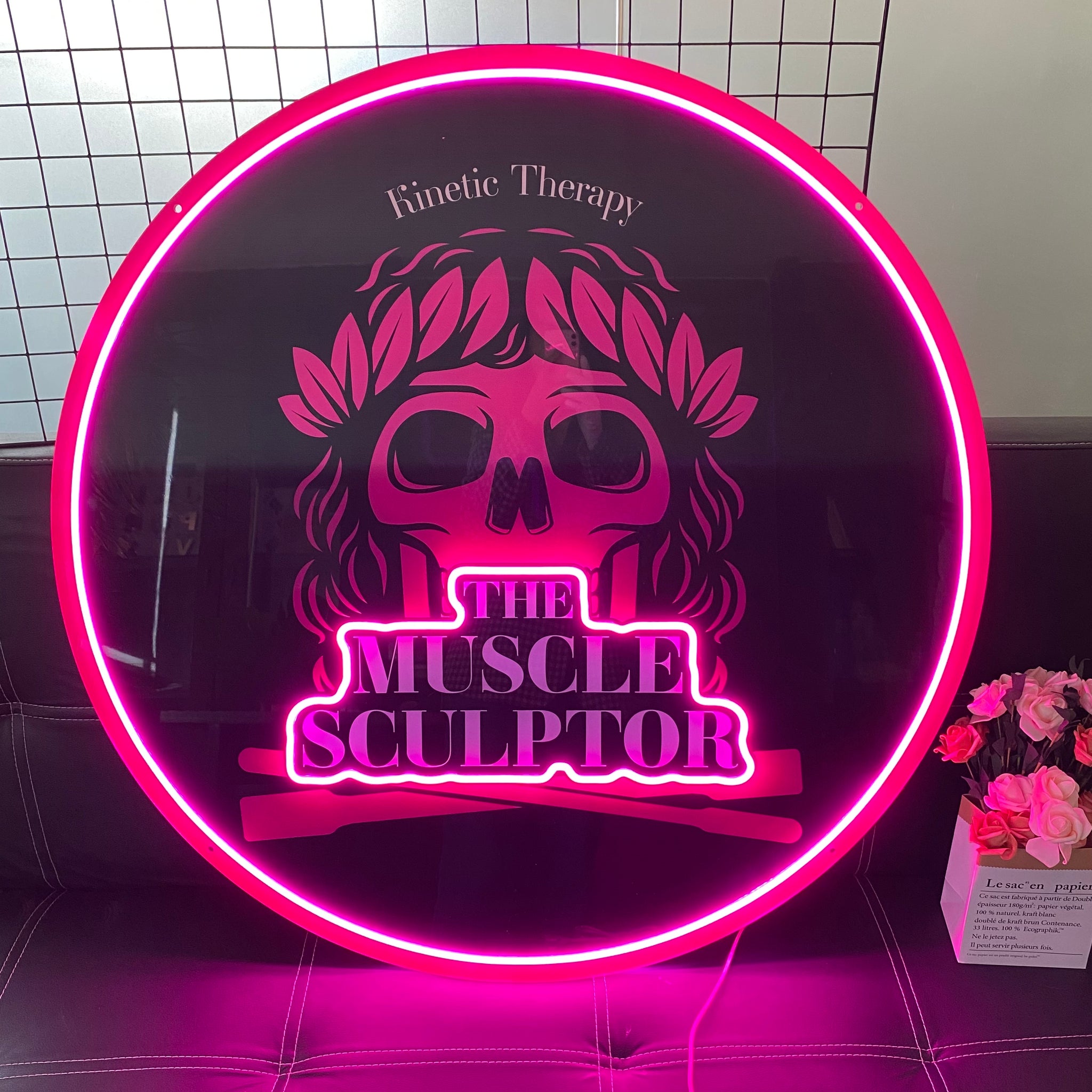 Custom Pink Neon Led Sign,Personalised Neon Light,Gym & Fitness Studio Decoration,fitness parties,Business Branding