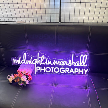 Custom RGB Letter Neon Sign,Colorful neon lights,Ideal for photography studios, creative agencies, and event planners