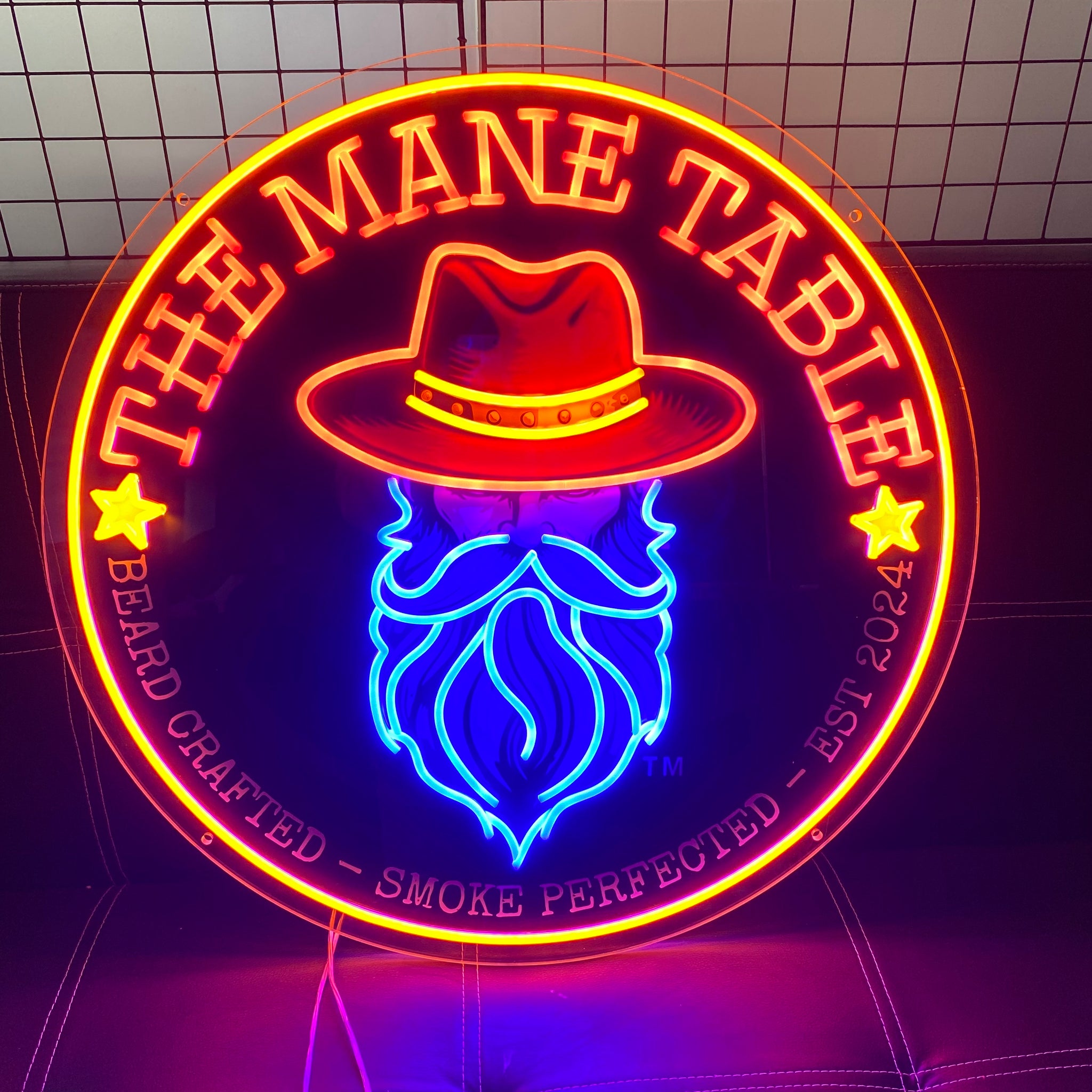 catching neon sign,Neon Light for commercial spaces, barbershops, smoking lounges, man caves,Home Wall Decorations