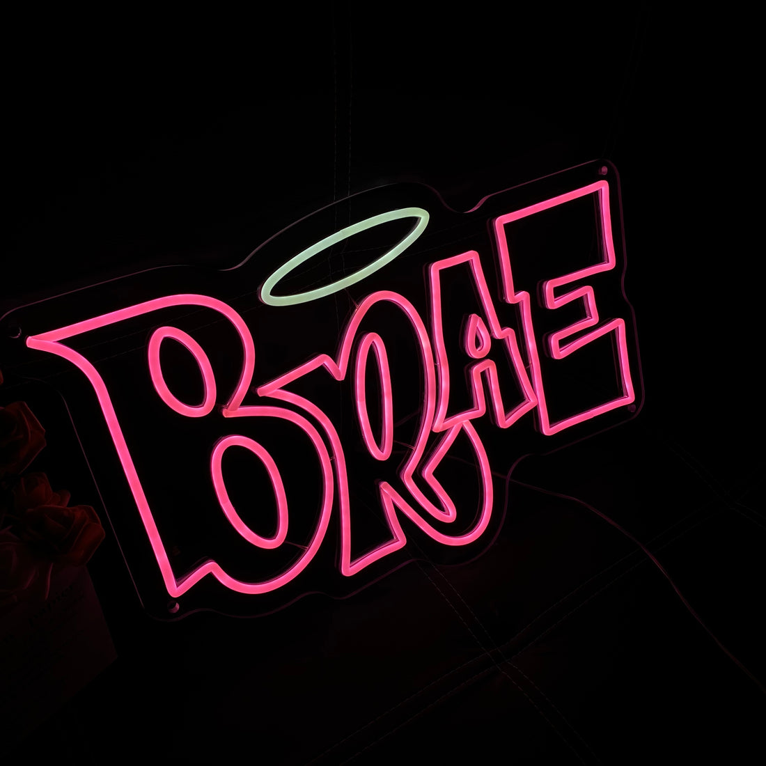 Custom Pink LED Neon Light,Unique Wall Art,Neon for Home Decor,Perfect for boutiques, cafes, Small shops,or art galleries