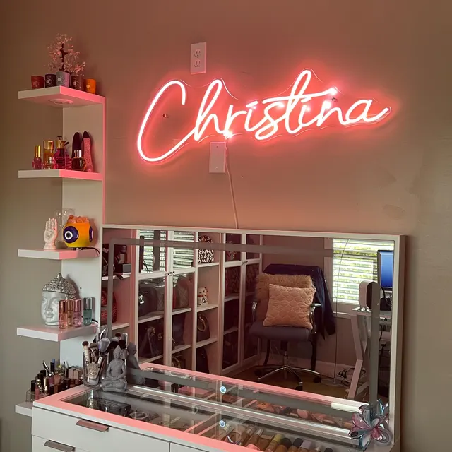 Custom Name Neon Sign, Home Wall Decor Neon Art