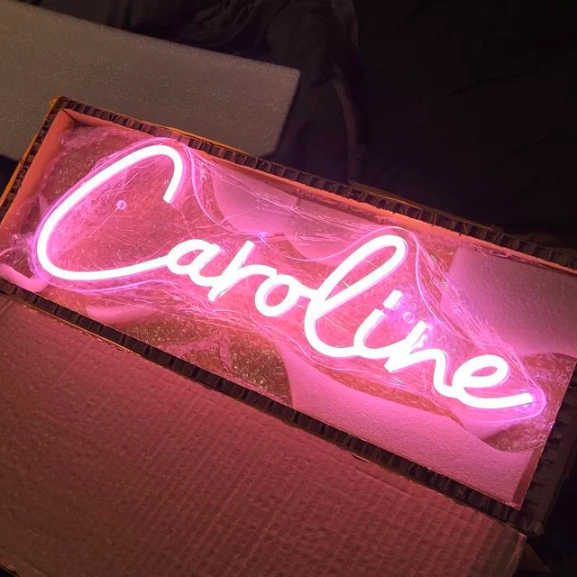 Custom Neon Sign Name Neon Sign Name Logo Design Wall Art Room Decor LED Night Light Personalized Neon Light