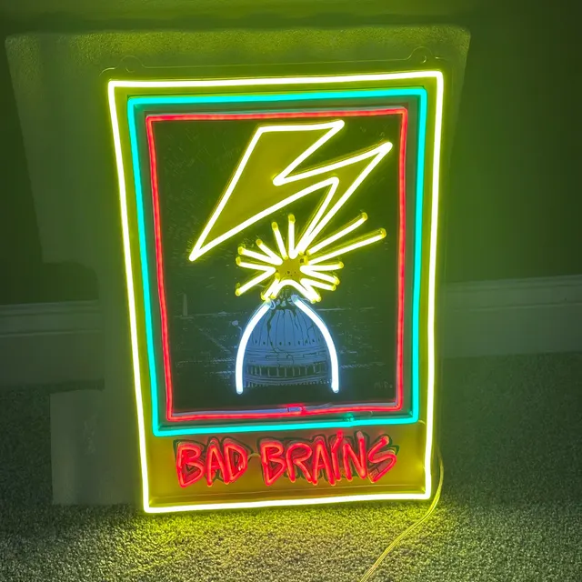 Custom UV Printed Neon Sign Business Logo Sign Home Wall Art Neon Light UV Acrylic Sign