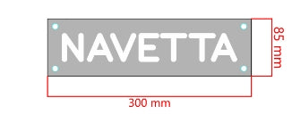 NAVETTA sign