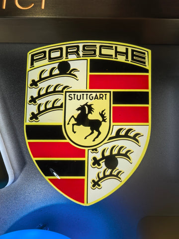 15cm porsche logo light box