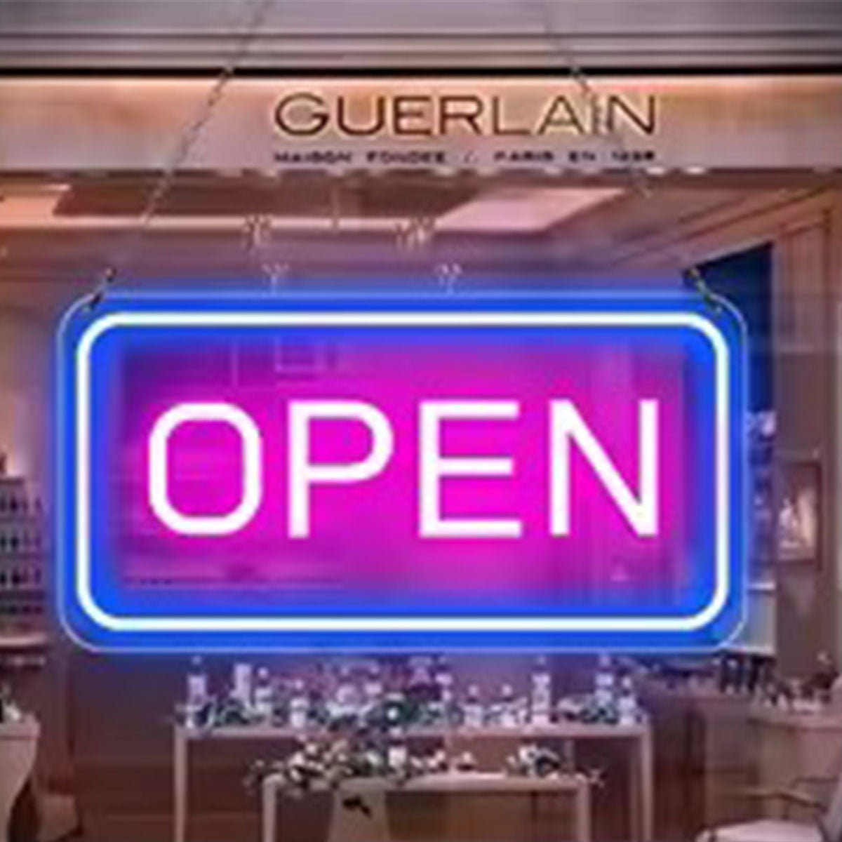 Open Neon Sign LED Light – Bright "Open" LED Neon Sign for Store, Business, Shop Front, Restaurant, Bar, Window Display, Custom Neon Sign, Open Sign for Shop Window