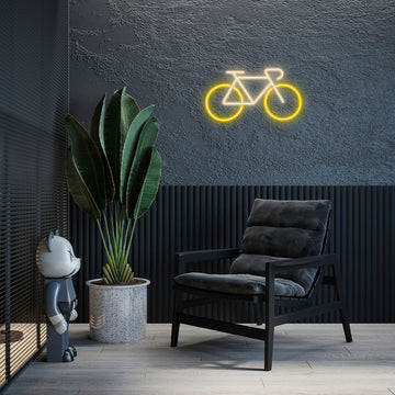 Custom LED Sign, Bike Theme Decor, Bicycle Neon Light, Personalized Party Sign, Unique Wall Art