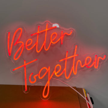 Better Together RGB neon sign