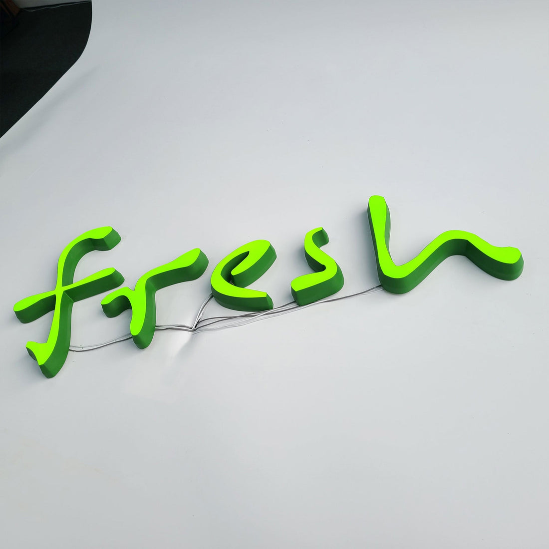 Business Signs Logo Bright Luminous Characters Interior Frontlit Led Acrylic Sign 3D Shop Letter Sign