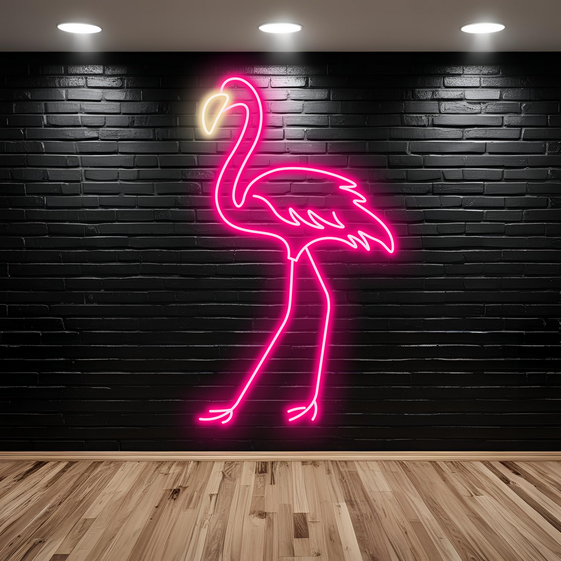 Flamingo Neon Sign, Custom Color Neon Lights, Gifts For Flamingo Lover, Gifts For Kid, Bedroom Decor, House Decor, Custom Gifts