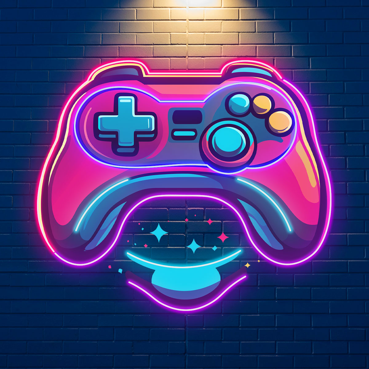 Custom Waterproof Colorful Neon Letter Sign Modern Game Console, Suitable for Outdoor Gaming Events, Theme Parks and Game - centric Advertising