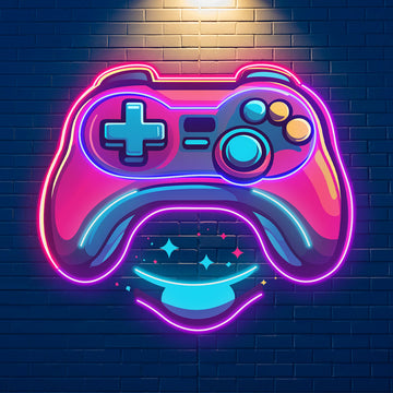 Custom Waterproof Colorful Neon Letter Sign Modern Game Console, Suitable for Outdoor Gaming Events, Theme Parks and Game - centric Advertising