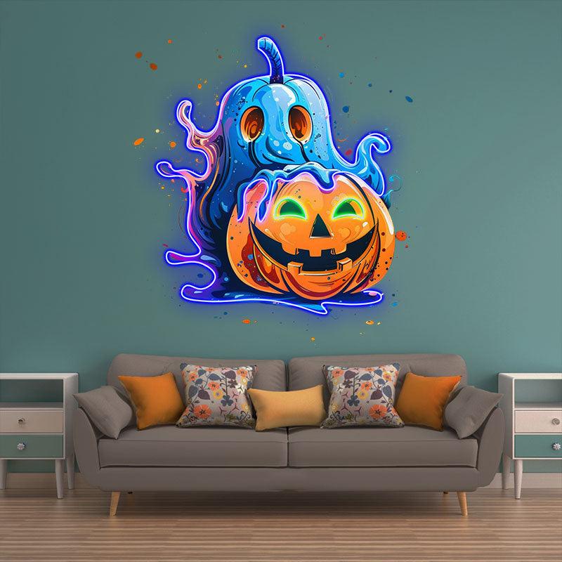 Pumpkin Good Friends LED Neon signs Lights | Holiday Decoration Lights | Creative Halloween Home Lighting