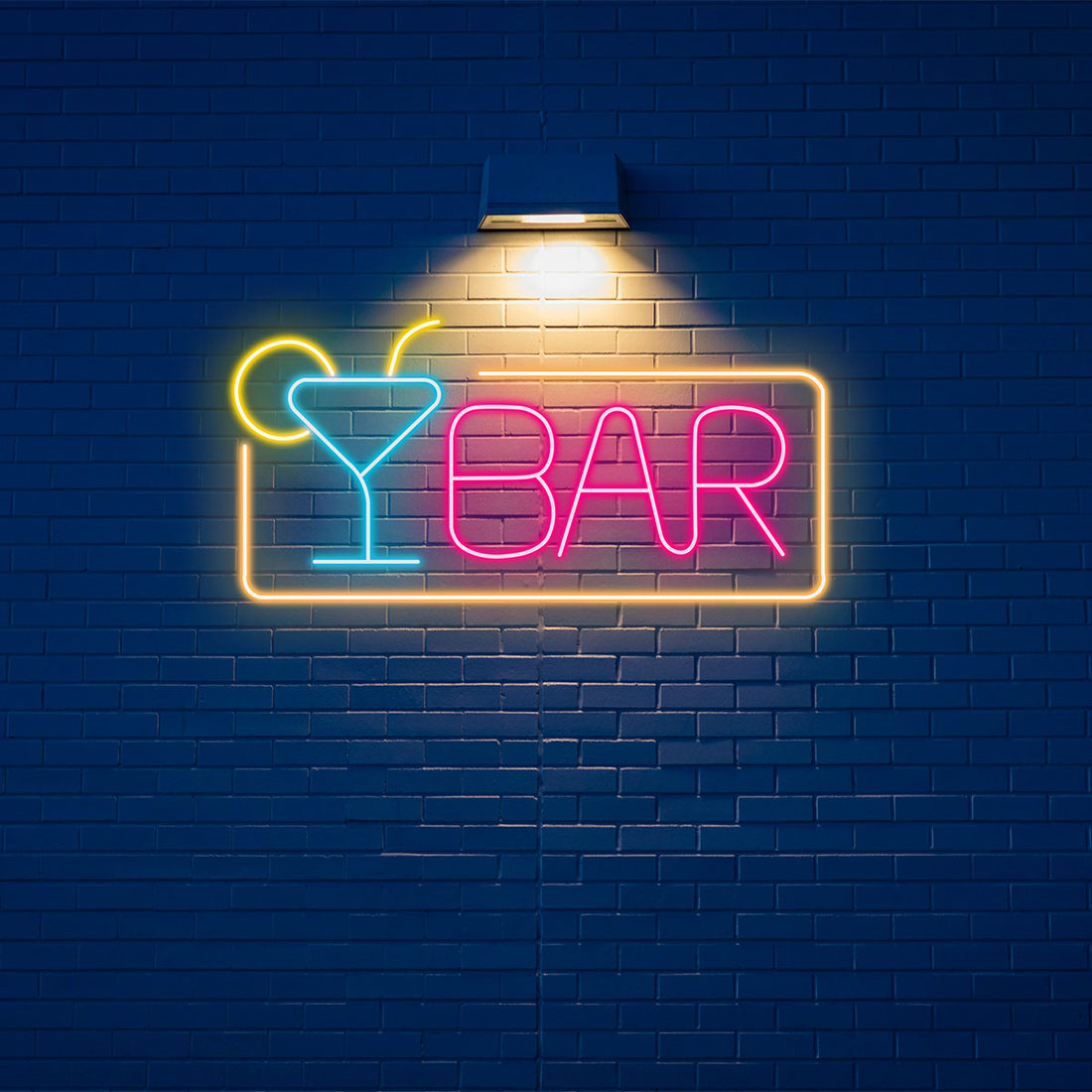 Colorful BAR Neon Sign,LED Wall Decor for Bars, Pubs and Home Entertaining Areas,Great for Party Decoration & Business Signage