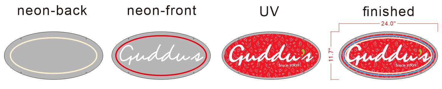 red,white,warm white