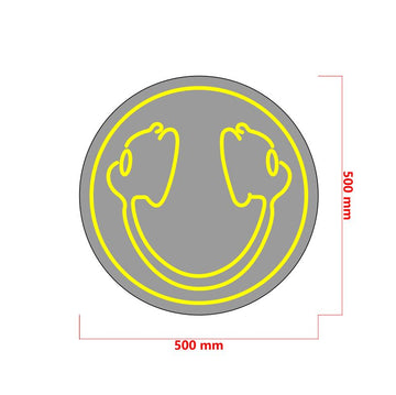 2PCS lemon yellow