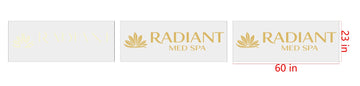Warm White Backlit Sign
