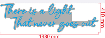 There is a light